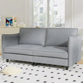 74-Inch Mid-Century Modern Loveseat Sofa for Small Spaces