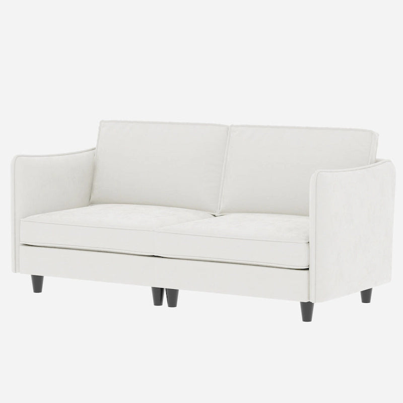 74-Inch Mid-Century Modern Loveseat Sofa for Small Spaces