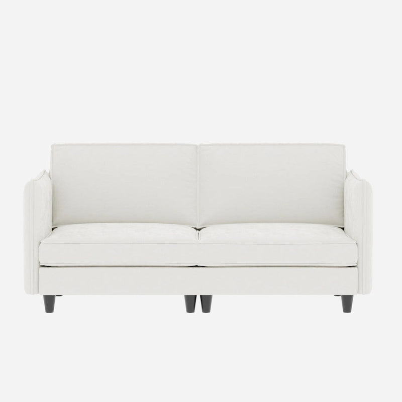 74-Inch Mid-Century Modern Loveseat Sofa for Small Spaces