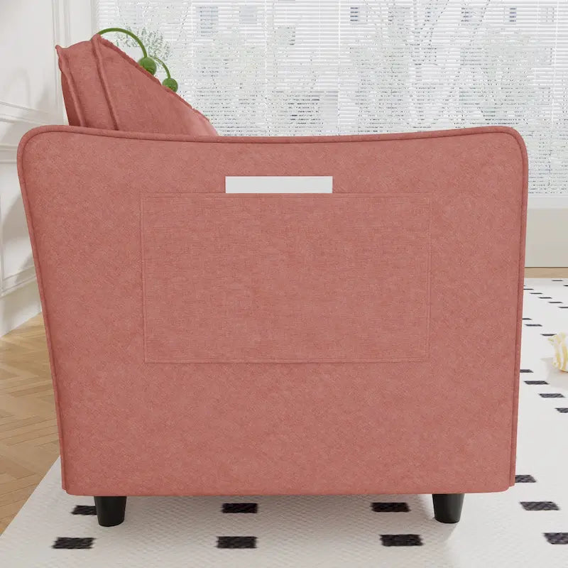 74-Inch Mid-Century Modern Loveseat Sofa for Small Spaces