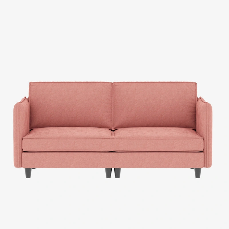 74-Inch Mid-Century Modern Loveseat Sofa for Small Spaces