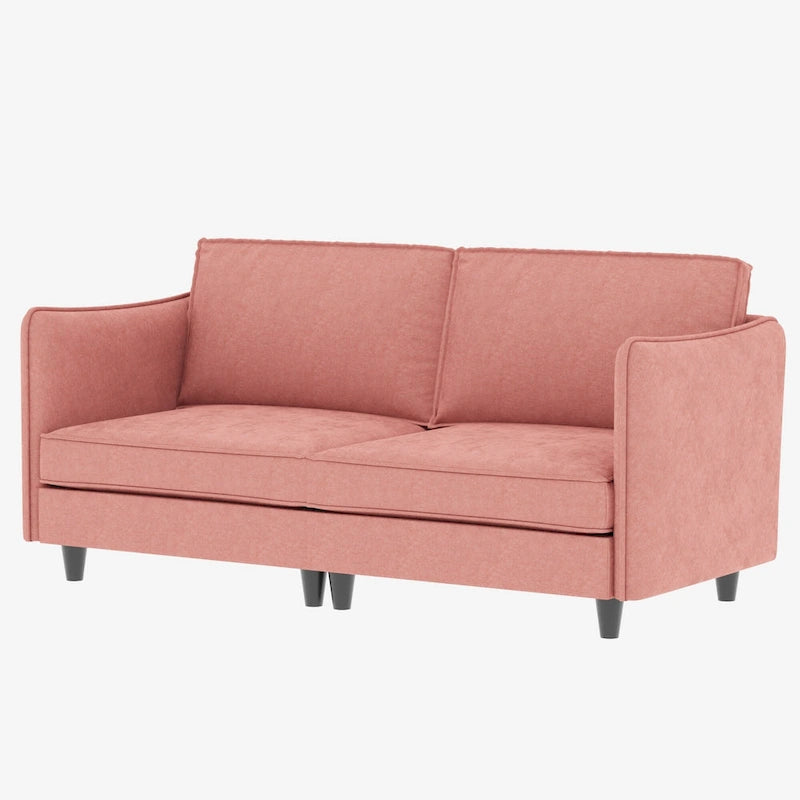 74-Inch Mid-Century Modern Loveseat Sofa for Small Spaces