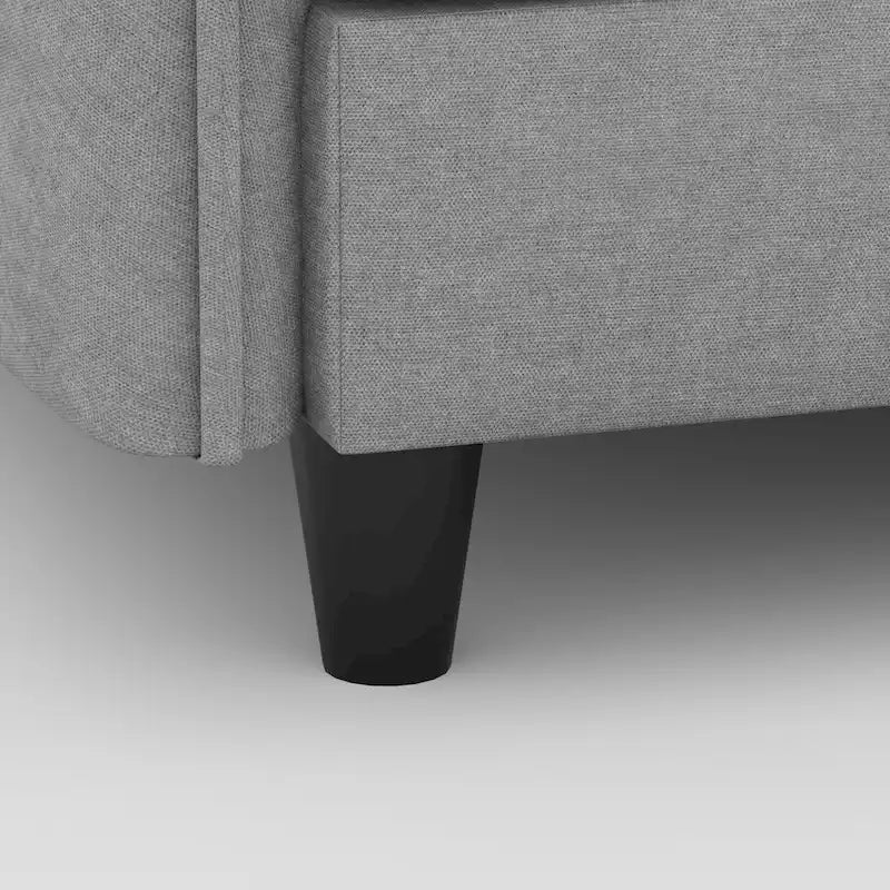 74-Inch Mid-Century Modern Loveseat Sofa for Small Spaces