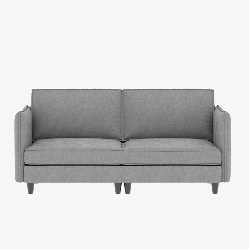 74-Inch Mid-Century Modern Loveseat Sofa for Small Spaces