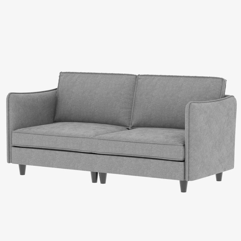 74-Inch Mid-Century Modern Loveseat Sofa for Small Spaces