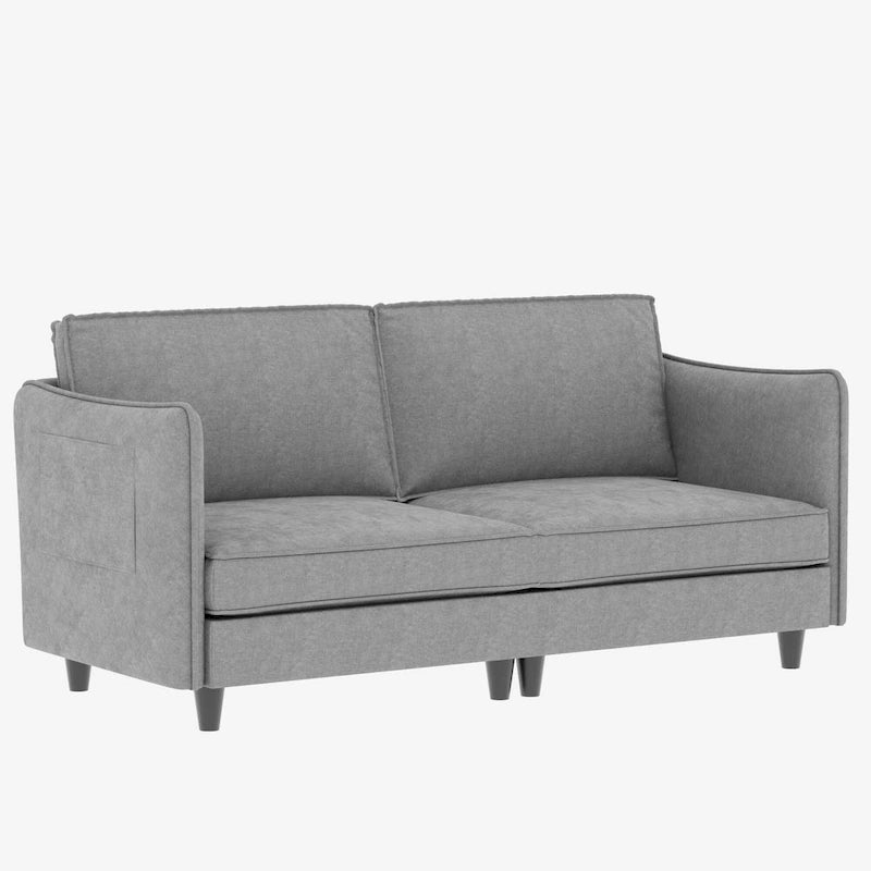 74-Inch Mid-Century Modern Loveseat Sofa for Small Spaces