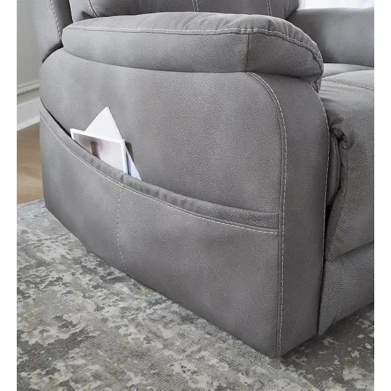 Next-Gen Durapella Power Lift Recliner with Adjustable Headrest and Lumbar Support