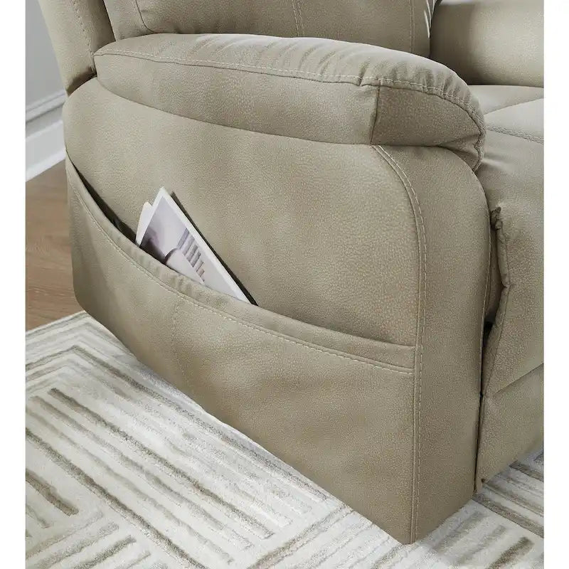 Next-Gen Durapella Power Lift Recliner with Adjustable Headrest and Lumbar Support