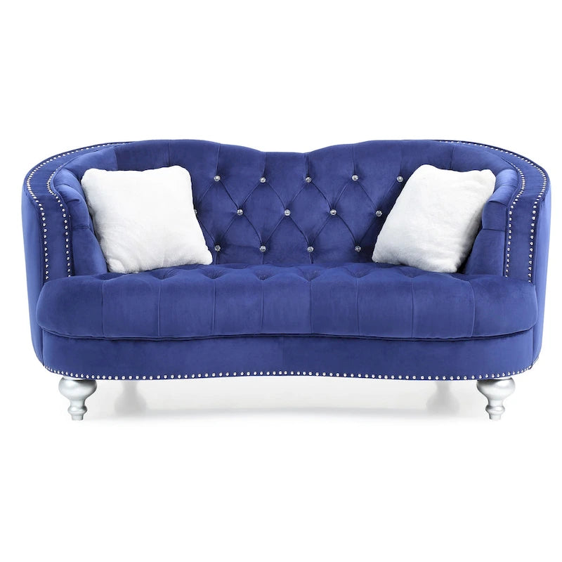 Traditional Loveseat Sofa, 71-Inch