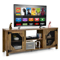 58-Inch TV Stand Entertainment Media Center with Steel Frame for TVs up to 65