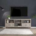 70-Inch TV Stand with 4 Open Compartments and 2 Drawers for TVs up to 60 Inches