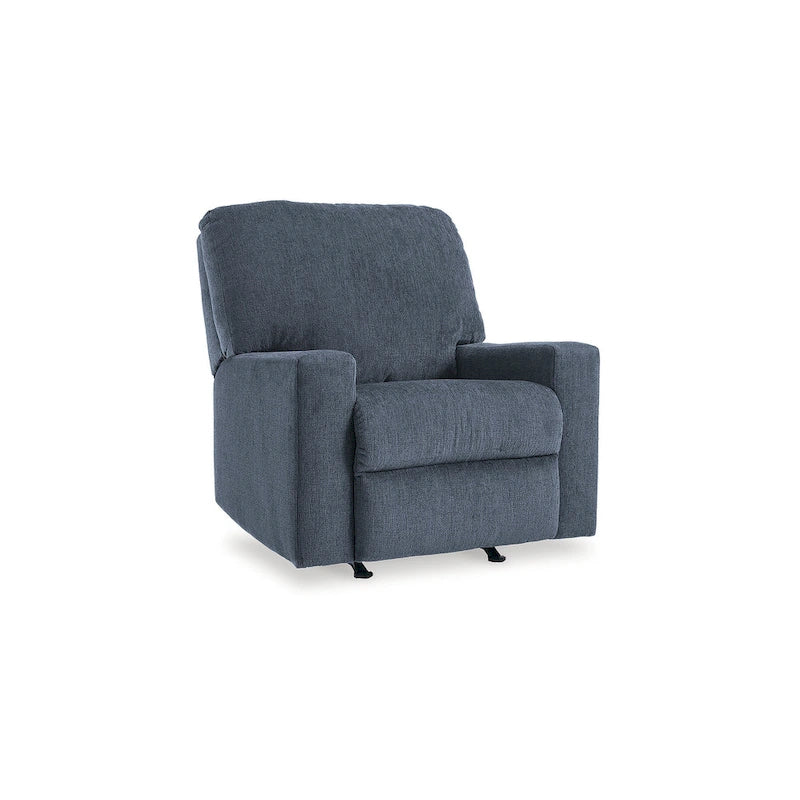 Rannis Rocker Recliner with Plush Cushioning and Pillow Arms