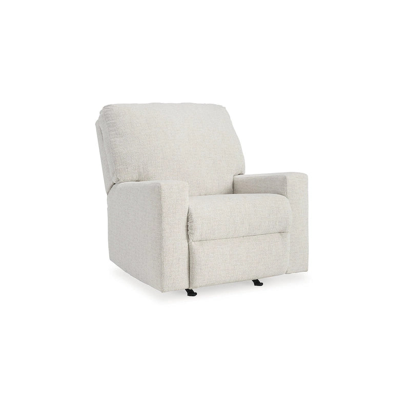 Rannis Rocker Recliner with Plush Cushioning and Pillow Arms