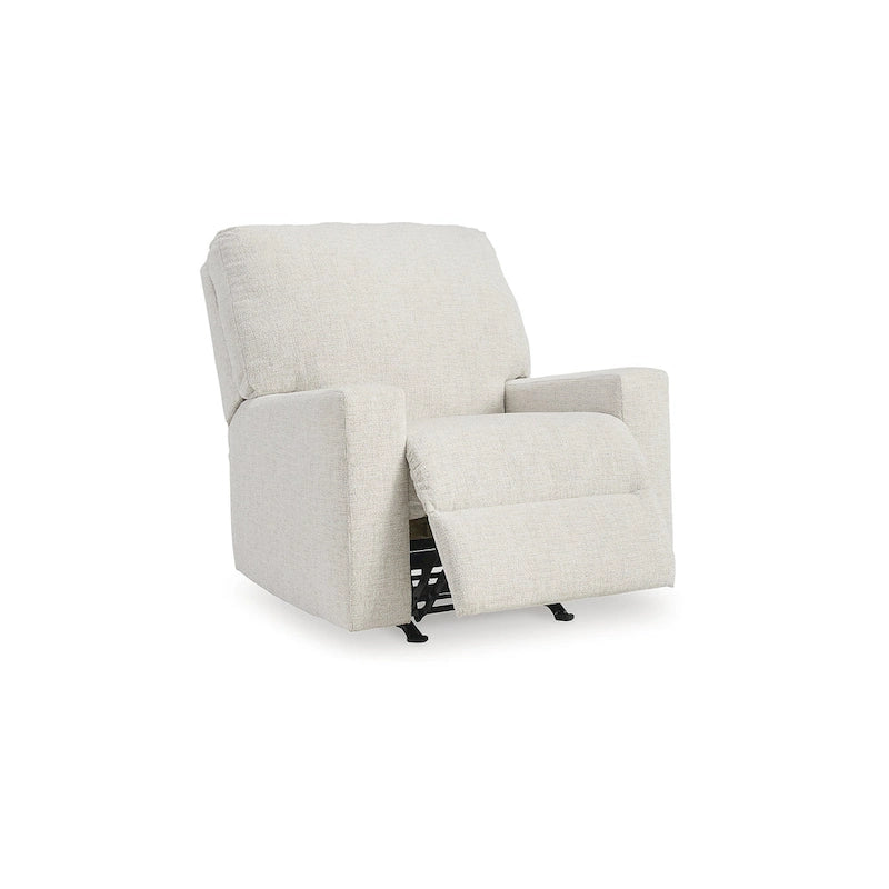Rannis Rocker Recliner with Plush Cushioning and Pillow Arms