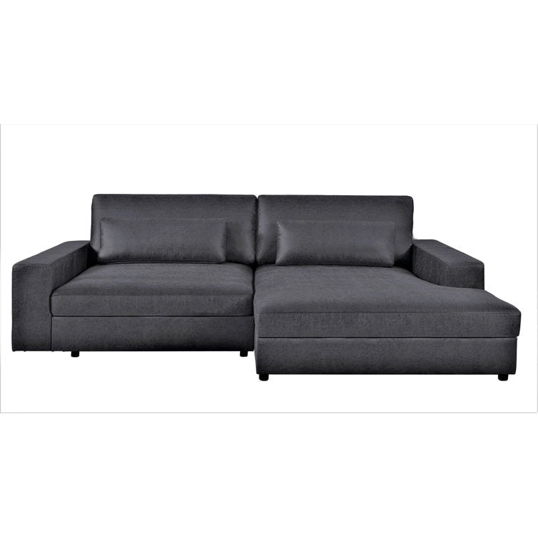 105-Inch Oversize Corduroy Sectional Sofa with Facing Seats