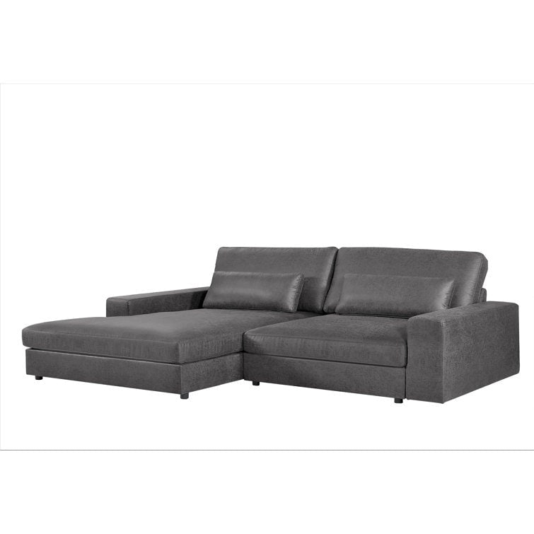 105-Inch Oversize Corduroy Sectional Sofa with Facing Seats