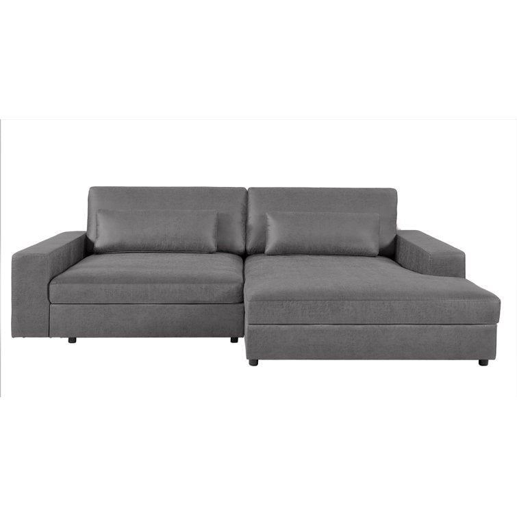 105-Inch Oversize Corduroy Sectional Sofa with Facing Seats