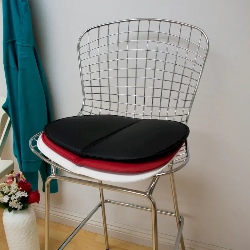 Mid-Century Modern Chrome Wire Counter Stool, Set of 2