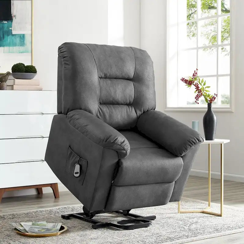 Electric Power Lift Recliner Chair with Remote Control for Elderly Use