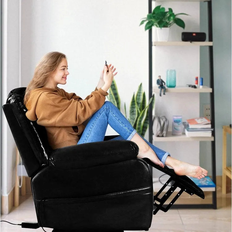Electric Power Lift Recliner Chair with Remote Control for Elderly Use