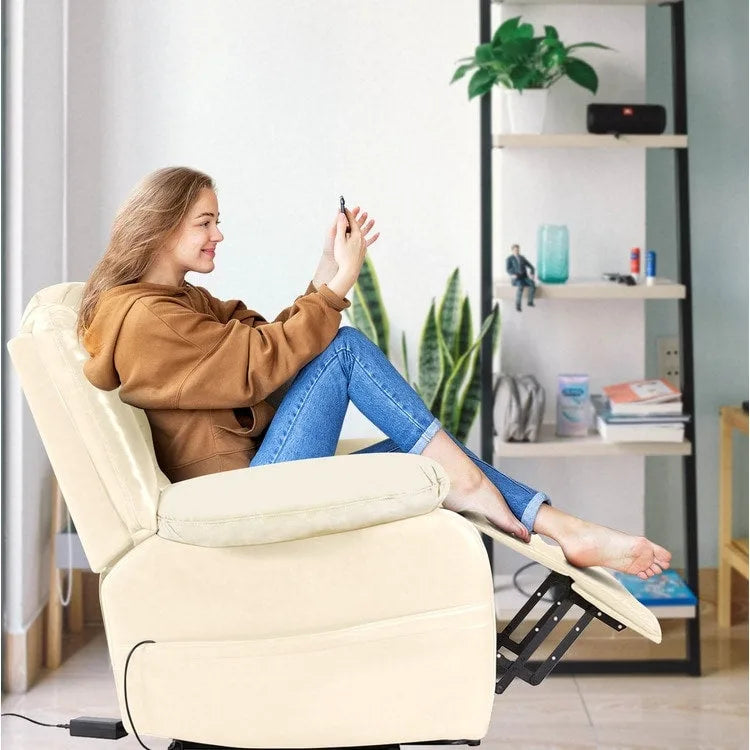 Electric Power Lift Recliner Chair with Remote Control for Elderly Use