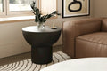 Modrest Fate Modern Black Concrete End Table