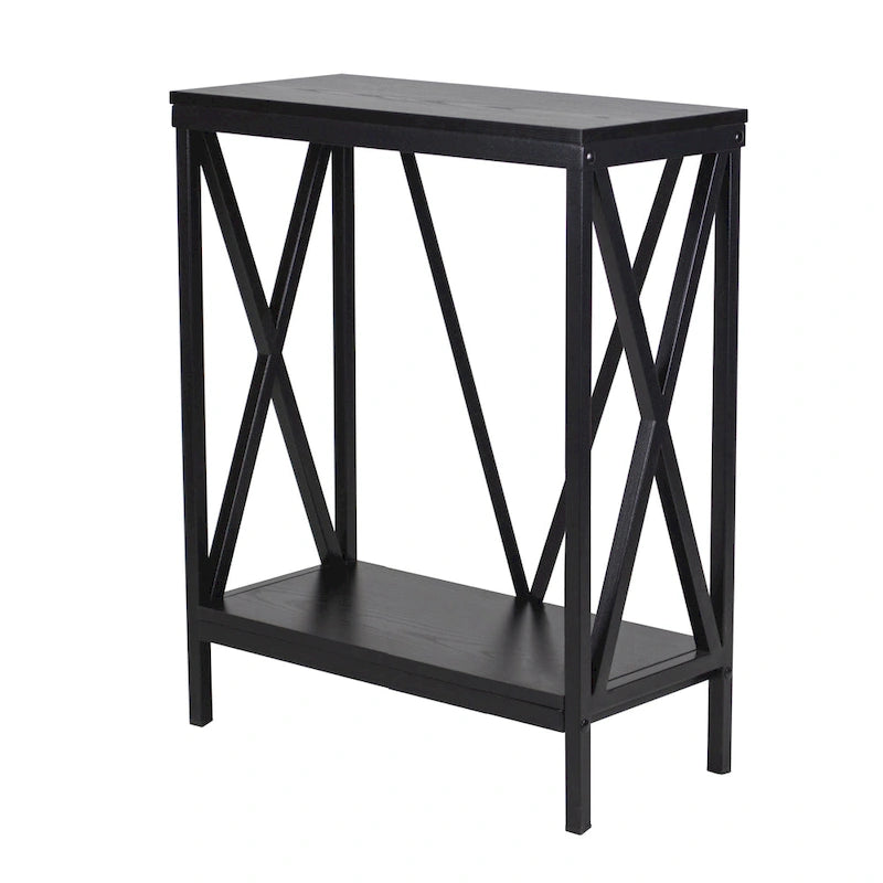 20-Gallon Steel X-Frame Fish Tank Stand with Black Powder Coat Finish